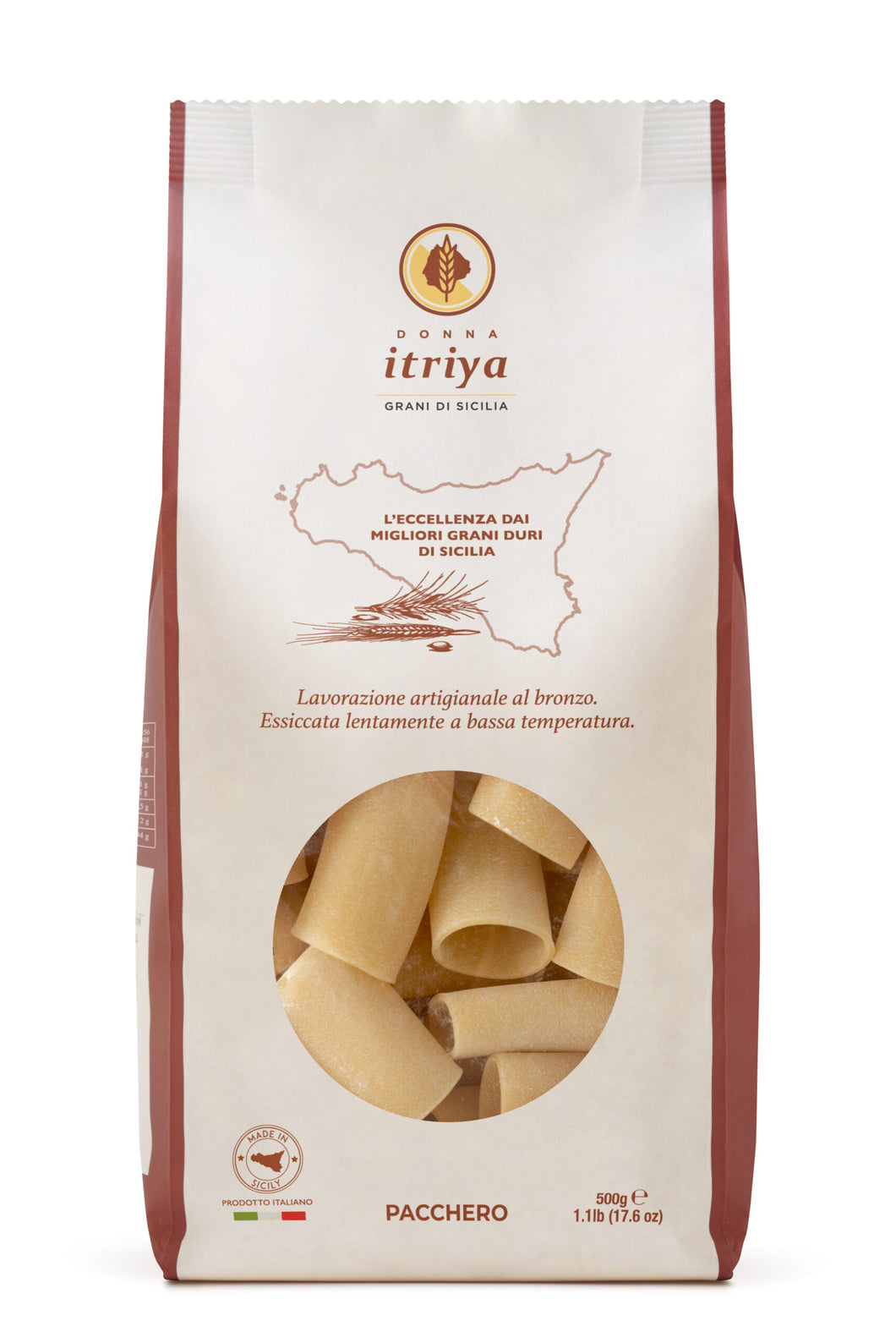 Pâtes aux grains siciliens - Paccheri, 500g