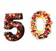 Number cake sabléé chocolat